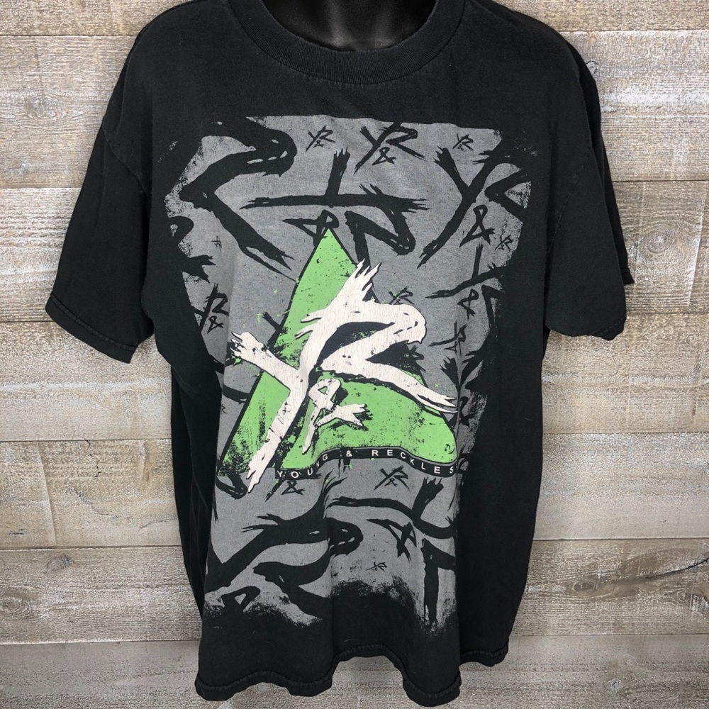 Young & Reckless mens logo t shirt